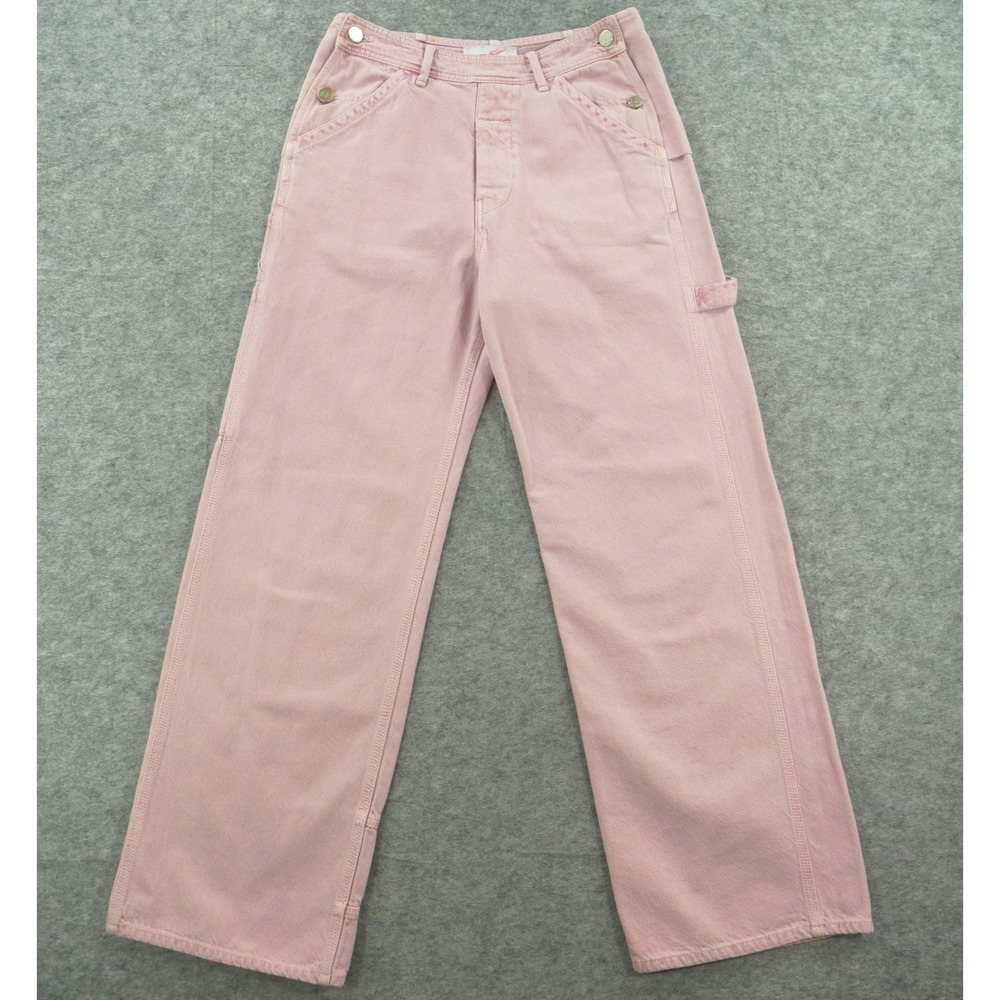Laurence Bras Jeans Womens 27 Pink Carpenter Wide Leg Retro 90s Y2K High Rise